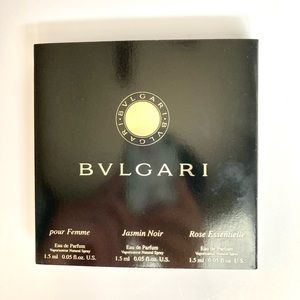 Bvlgari 3 testers perfumes pour Femme Jasmin Noir Rose Essentielle 1.5 ml